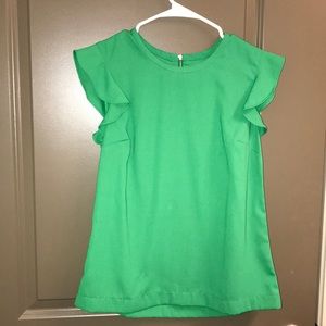 J. Crew ruffle sleeve blouse